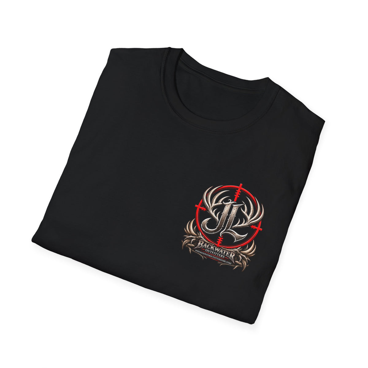 James Luker Indiana Creek Water Graphic T-Shirt — Backwater Outfitters Outdoor Tee Printify
