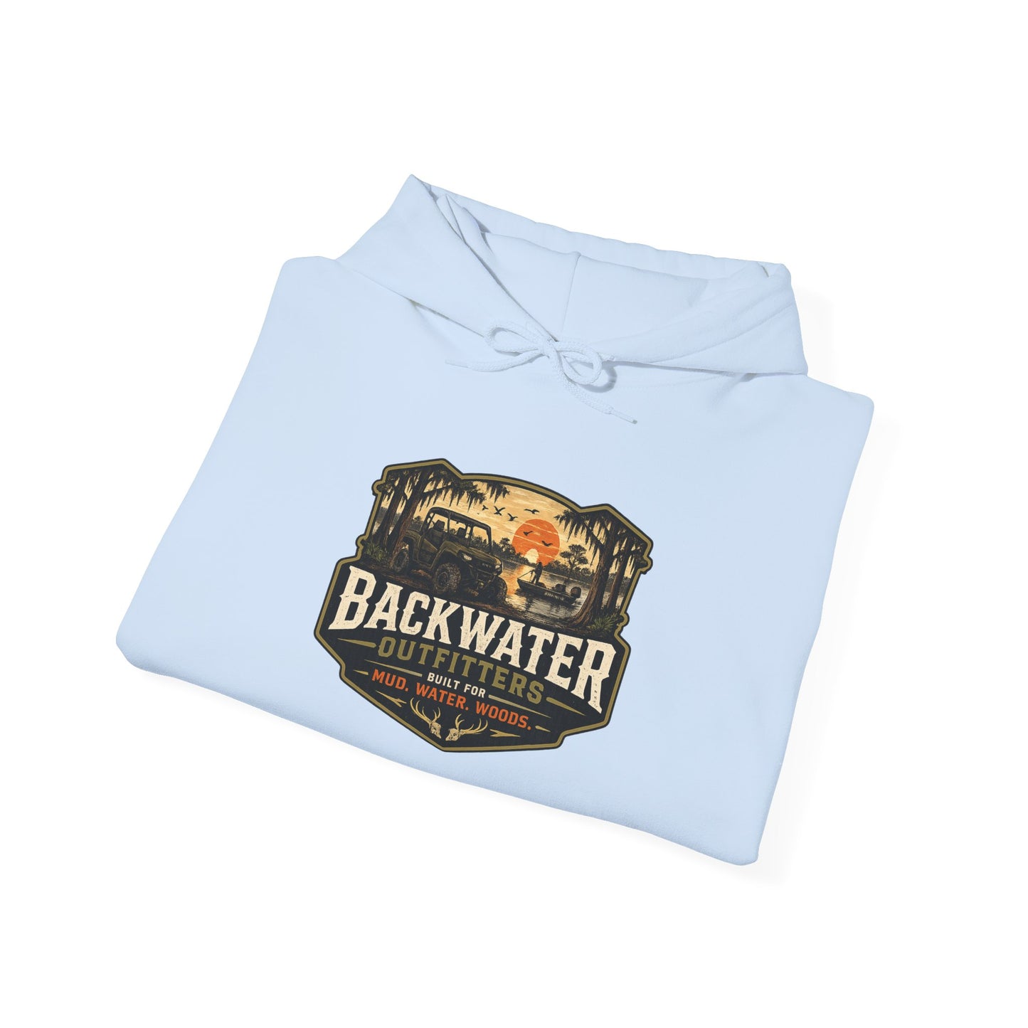 Backwater Outfitters Hoodie – Off‑Road UTV Adventure Sweatshirt
