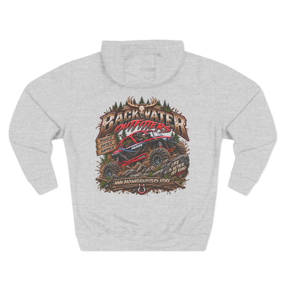 Backwater Outfitters Off-Road Hoodie — American Flag & UTV Graphic Printify
