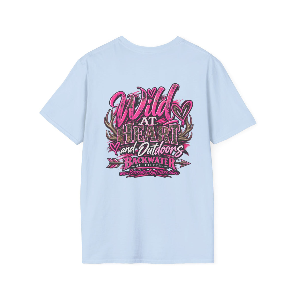 Women Wild at Heart Outdoor Backwater Graphic T-Shirt