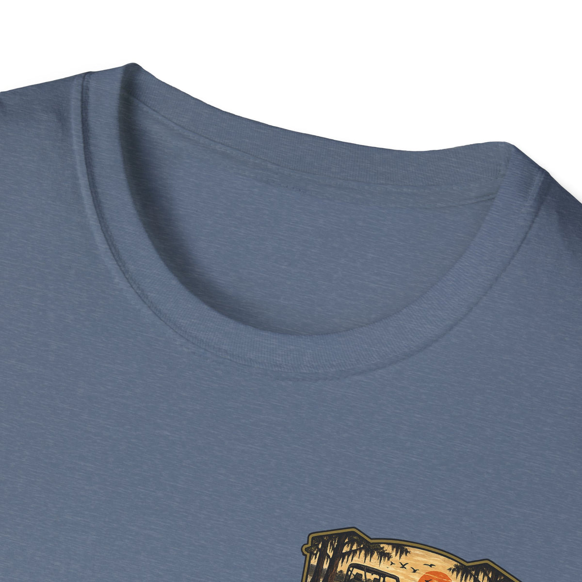 Backwater Outfitters Buggy T-Shirt — Vintage Sunset Fishing & Outdoors Tee
