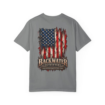 Backwater Outfitters American Flag T-Shirt