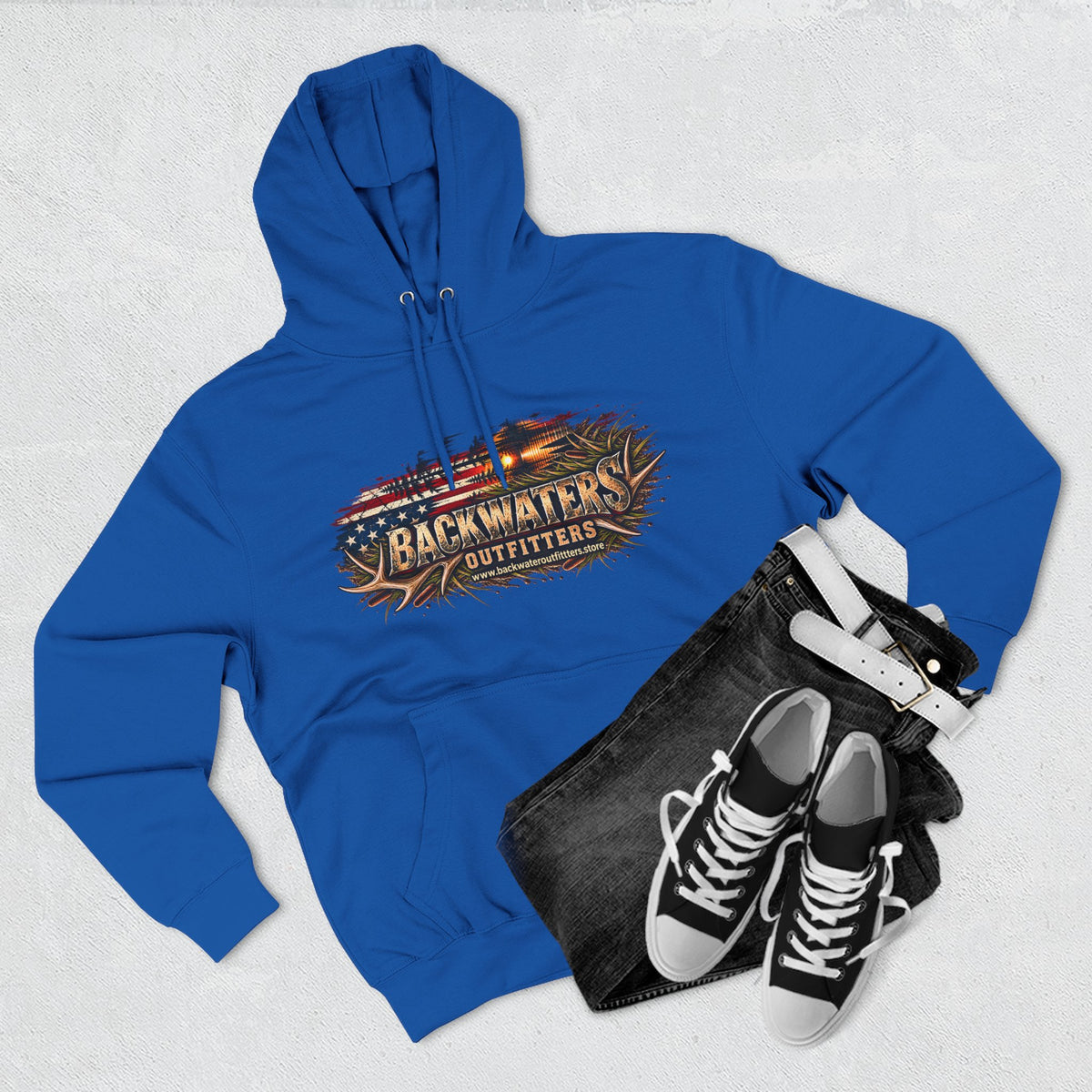 Backwater Outfitters “I Wasn’t Born to Fit In” Outdoor Hoodie