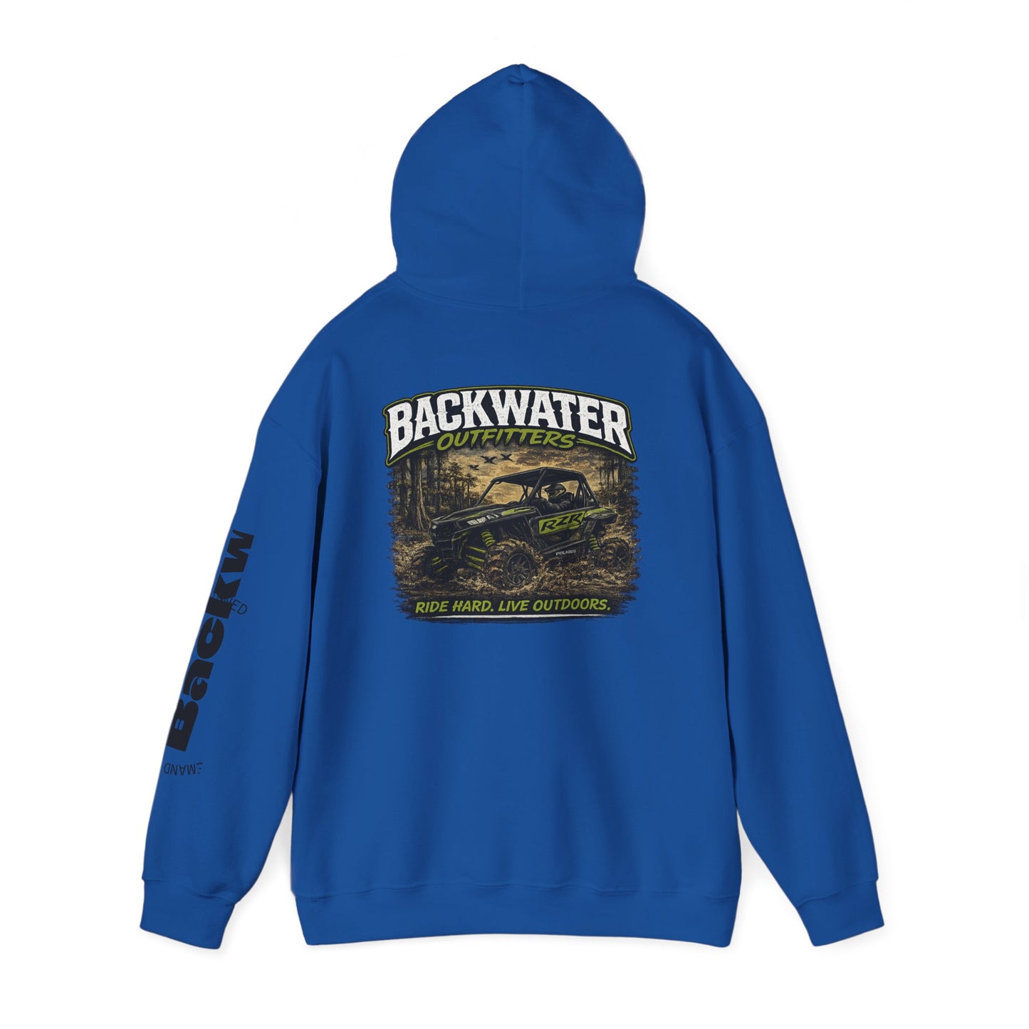 Backwater Outfitters Hoodie – Off‑Road UTV Adventure Sweatshirt