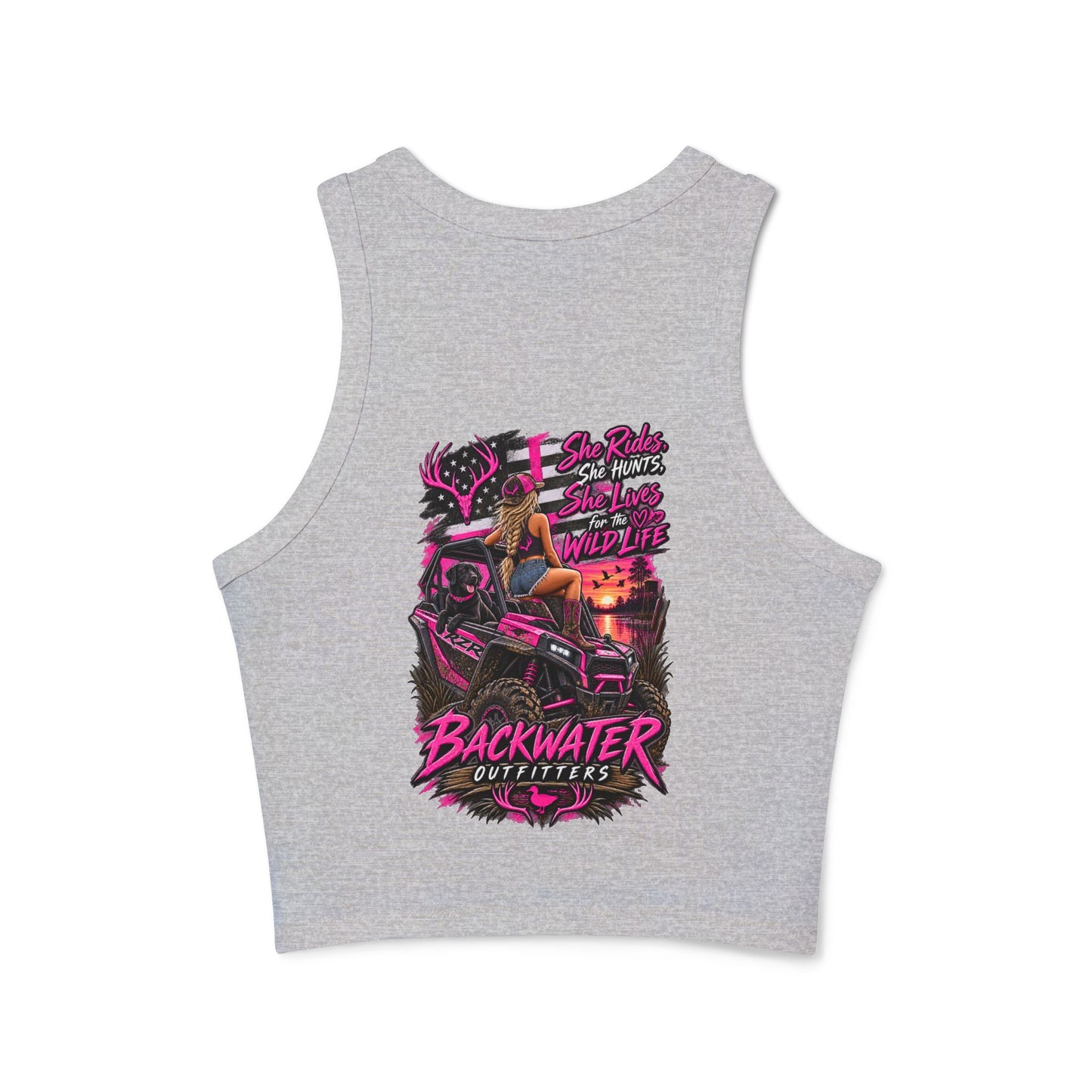 Women's Micro Rib Racer Tank Top