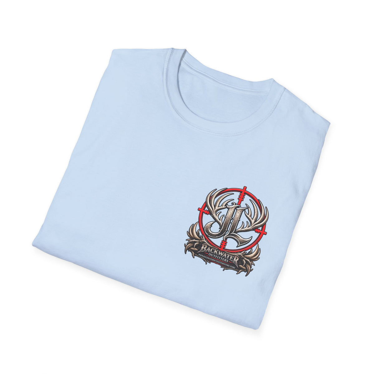 James Luker Indiana Creek Water Graphic T-Shirt — Backwater Outfitters Outdoor Tee Printify