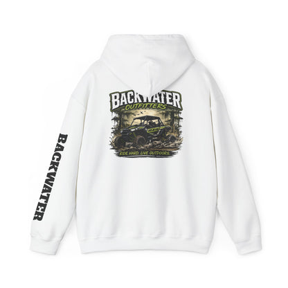Backwater Outfitters Hoodie — Outdoor Off-Road Graphic Pullover