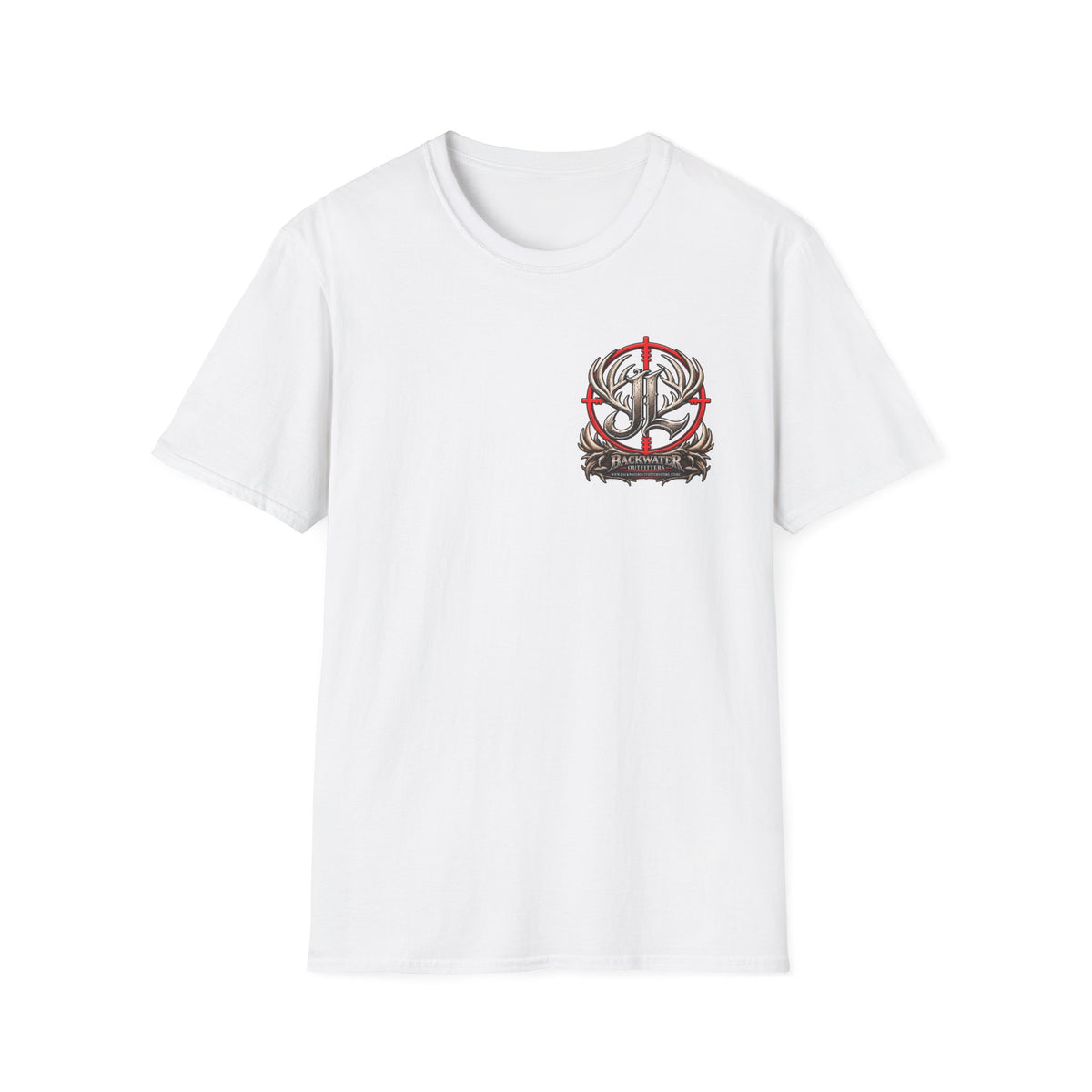 James Luker Indiana Creek Water Graphic T-Shirt — Backwater Outfitters Outdoor Tee Printify