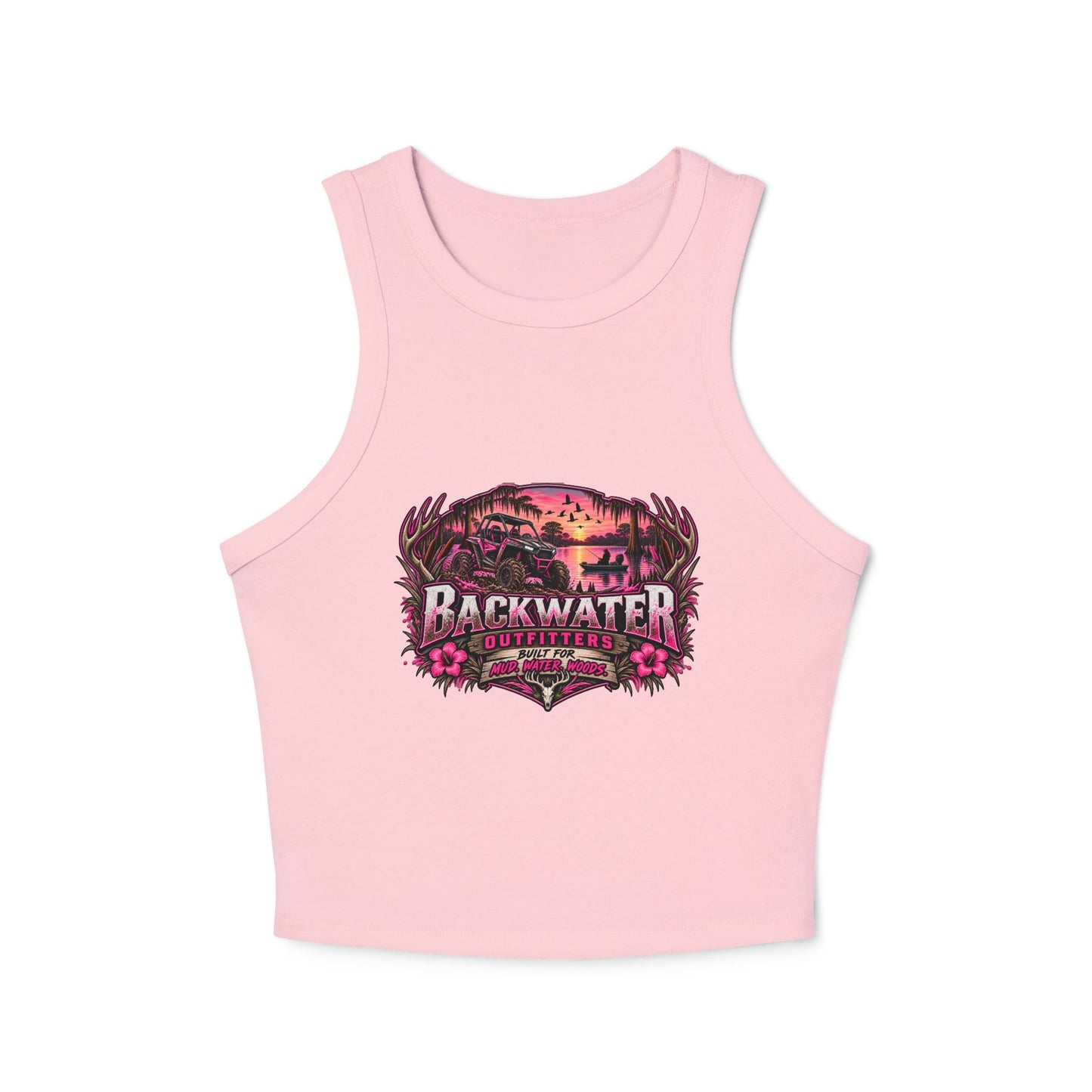 Women's Micro Rib Racer Tank Top