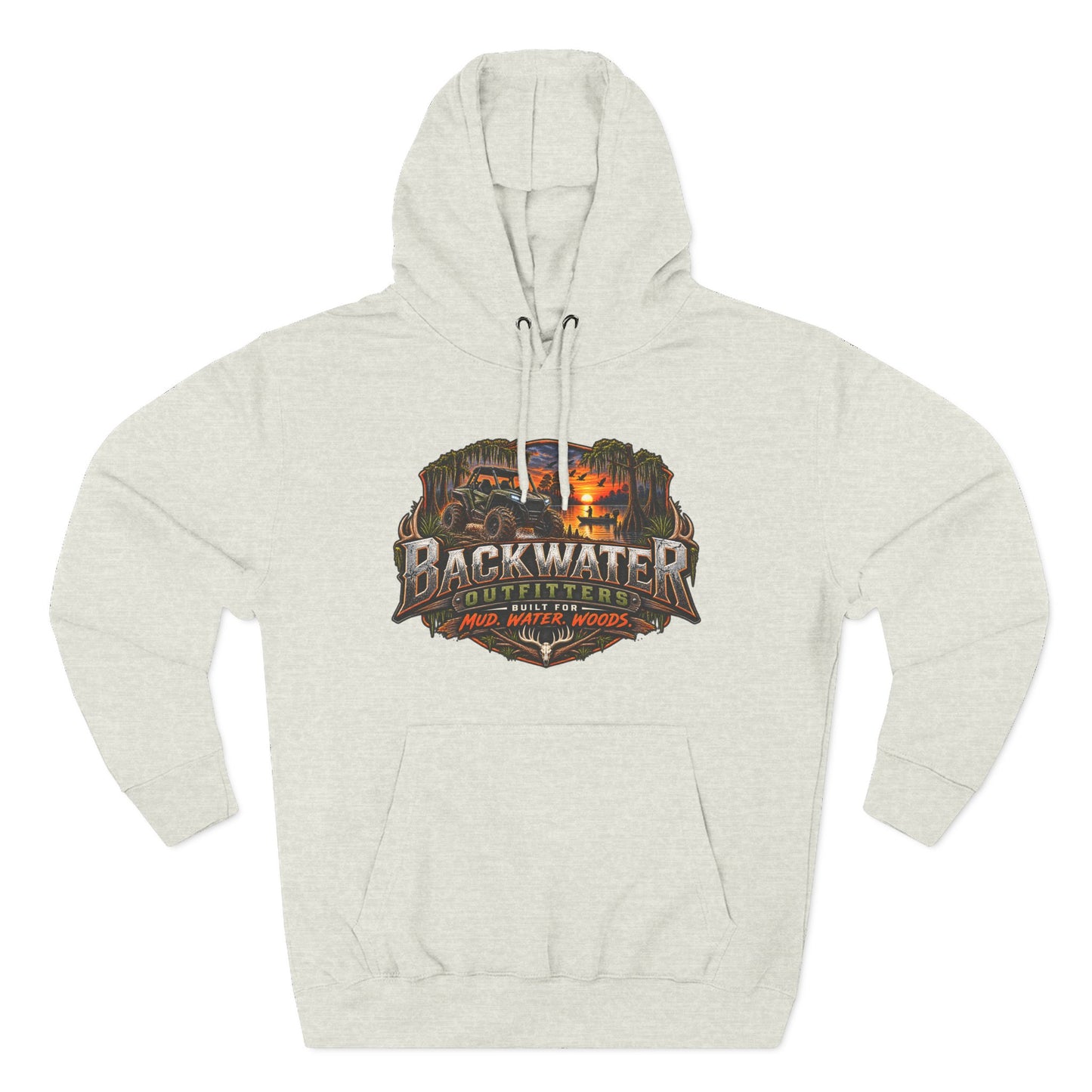 Backwater Outfitters "Weekend Forecast" Off-Road Hoodie — ATV Mud Riding Graphic Hoodie