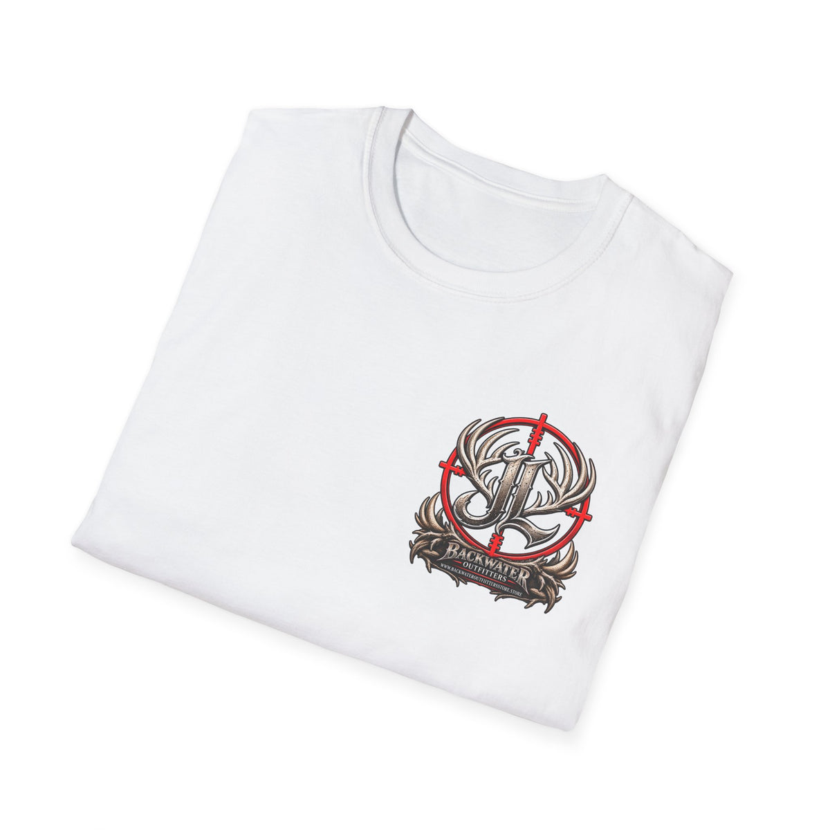 James Luker Indiana Creek Water Graphic T-Shirt — Backwater Outfitters Outdoor Tee Printify