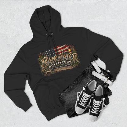 Backwater Outfitters Off-Road Hoodie — American Flag & UTV Graphic Printify