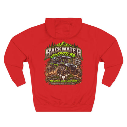 Backwater Outfitters Hoodie — Off‑Road Adventure Fleece Pullover