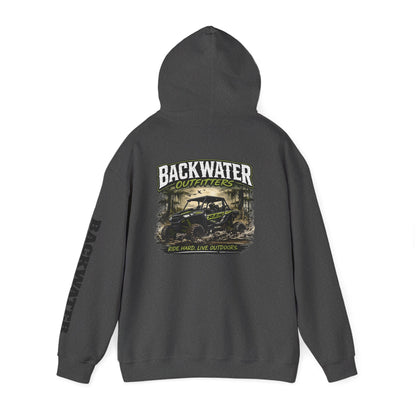 Backwater Outfitters Hoodie — Outdoor Off-Road Graphic Pullover Printify