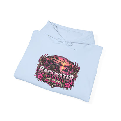 Backwater 'Wild At Heart' Hoodie – Outdoors Adventure Pullover Printify