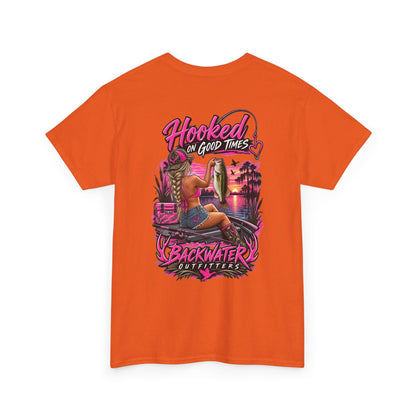 Backwater Outfitters "Hooked on Good Times" Graphic Tee