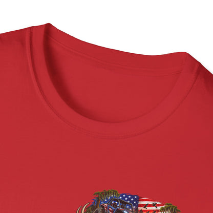Hooked on Backwater Fishing T-Shirt — Bass Angler Graphic Tee Printify