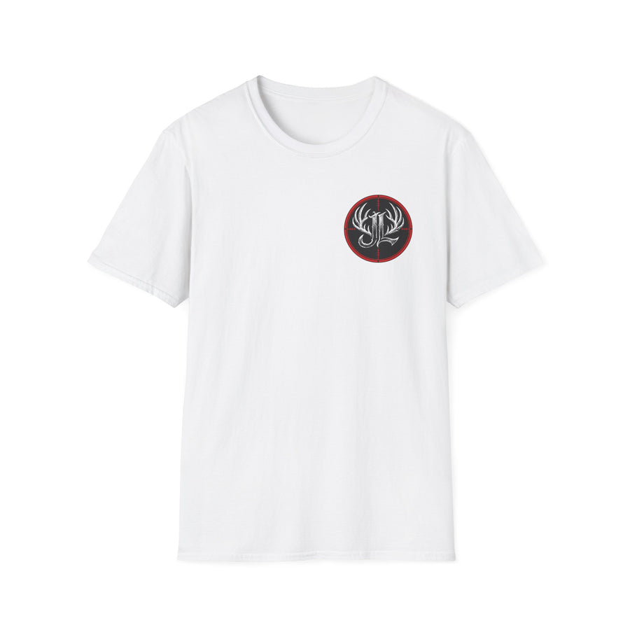 Redneck Shift Graphic T-Shirt — Backwater Skull & Antler Vintage Tee Printify