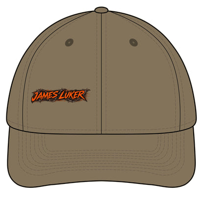 James Luker Camouflage Hunting Cap — Pro Series with Target Logo Printify