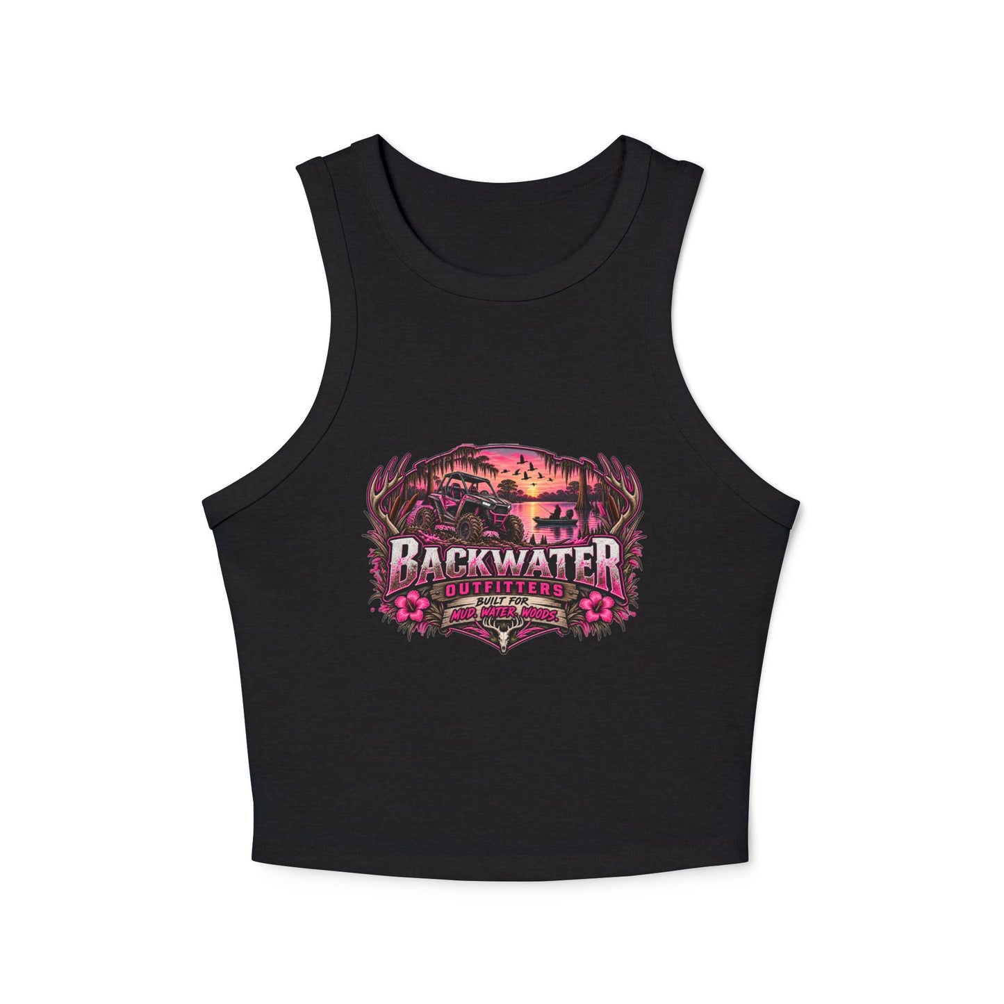 Women's Micro Rib Racer Tank Top