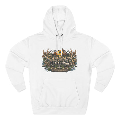 Backwater Outfitters Hoodie — Off‑Road Adventure Fleece Pullover Printify
