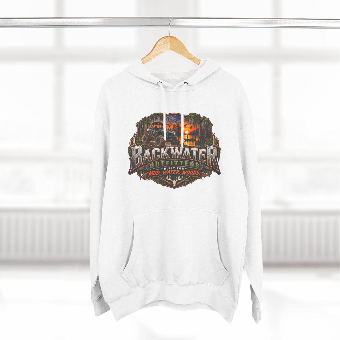 Backwater Outfitters "Weekend Forecast" Off-Road Hoodie — ATV Mud Riding Graphic Hoodie