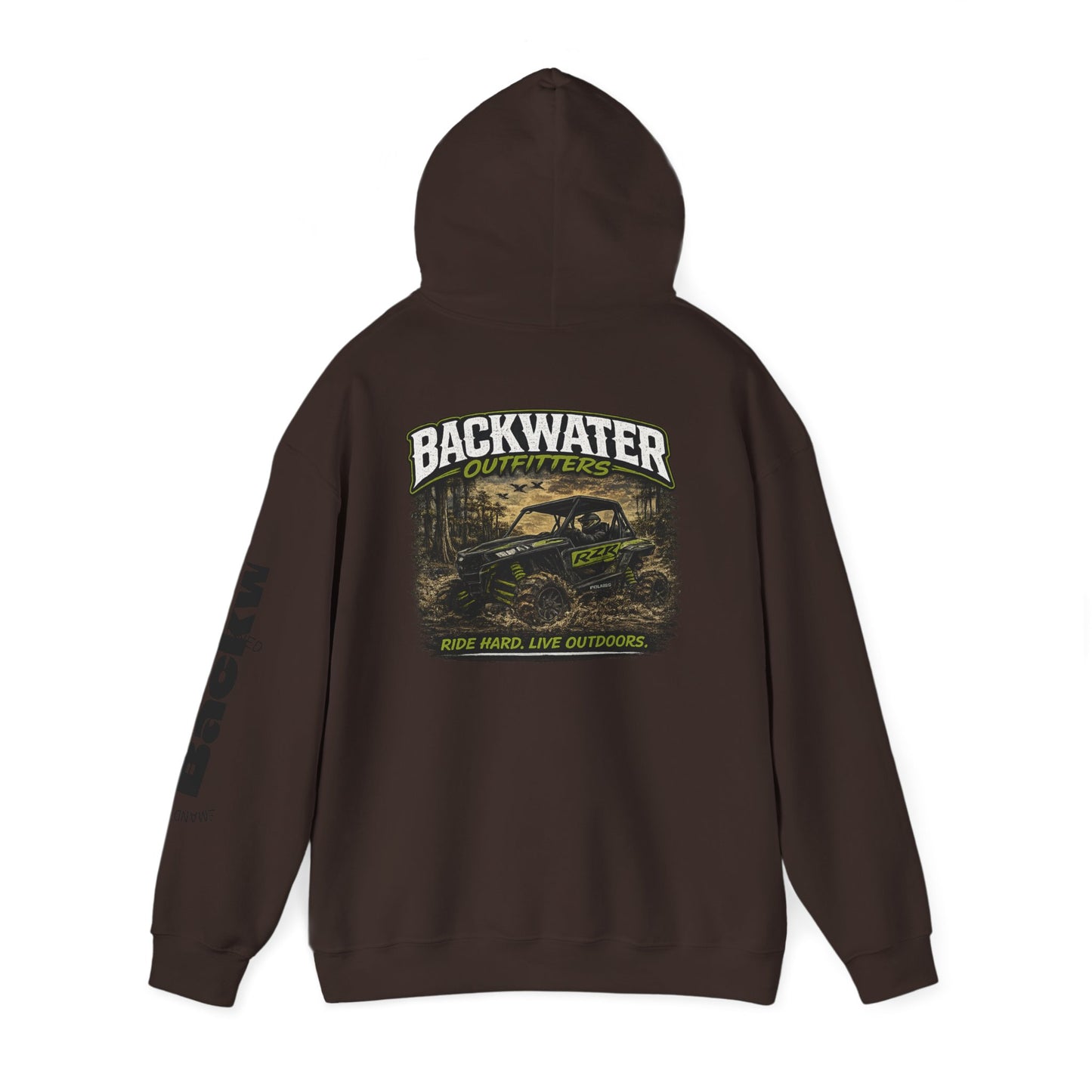 Backwater Outfitters Hoodie – Off‑Road UTV Adventure Sweatshirt