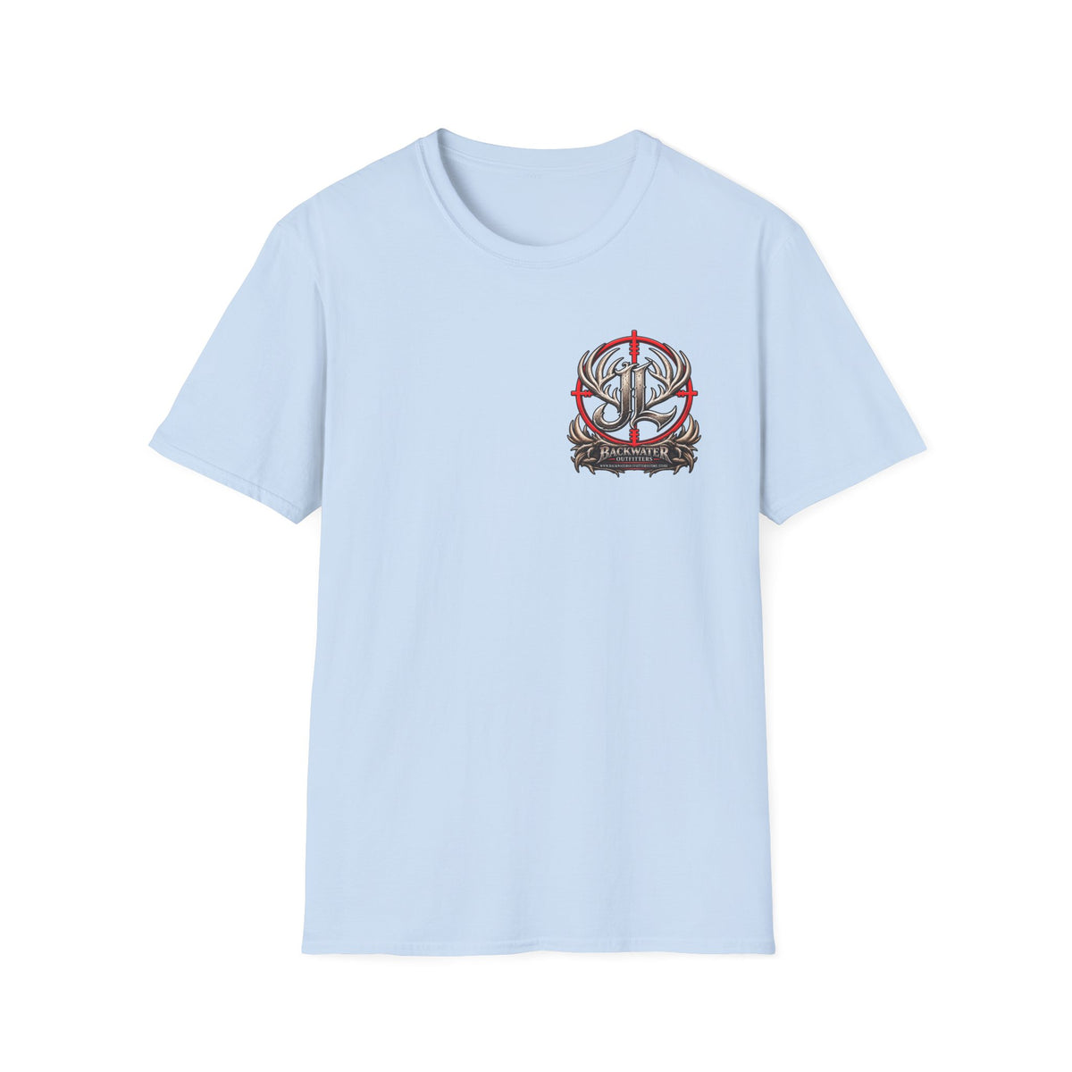 James Luker Indiana Creek Water Graphic T-Shirt — Backwater Outfitters Outdoor Tee Printify