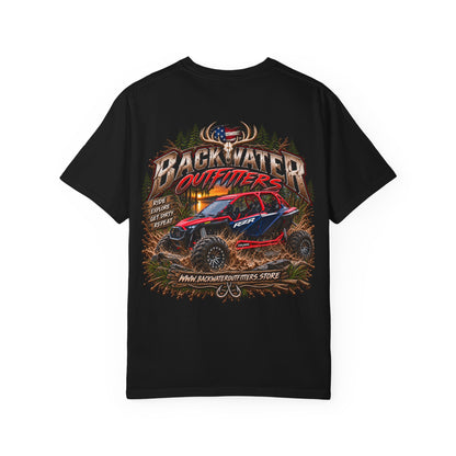 Off-Road UTV Graphic T-Shirt — "Backwater Outfitters" Adventure Tee