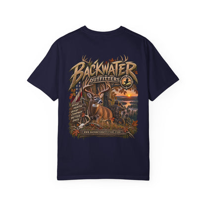 Backwater Outfitters Deer Graphic T-Shirt Printify