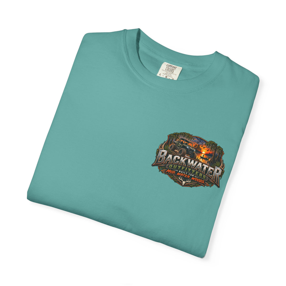 Backwater Outfitters Deer Graphic T-Shirt Printify