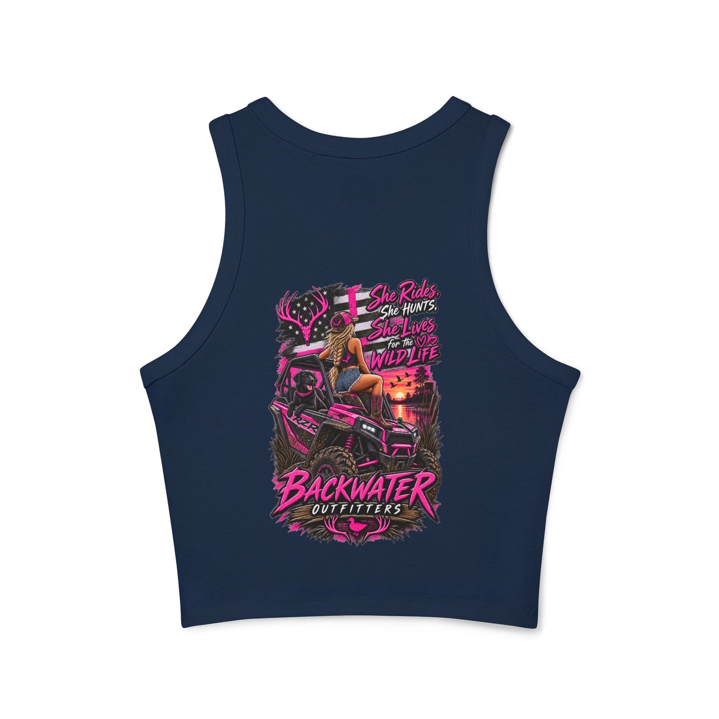 Women's Micro Rib Racer Tank Top