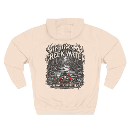 James Luker Indiana Creek Water Backwater Outfitters Hoodie Printify