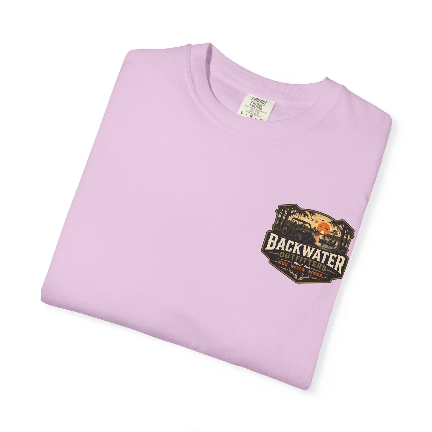 Backwater Outfitters UTV Adventure T-Shirt — "Ride Hard, Live Outdoors" Graphic Tee