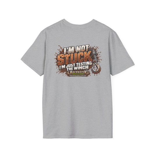 Buggy I'm Not Stuck I'm Just Testing The Winch T-Shirt — Off-Road Recovery Crew Tee Printify