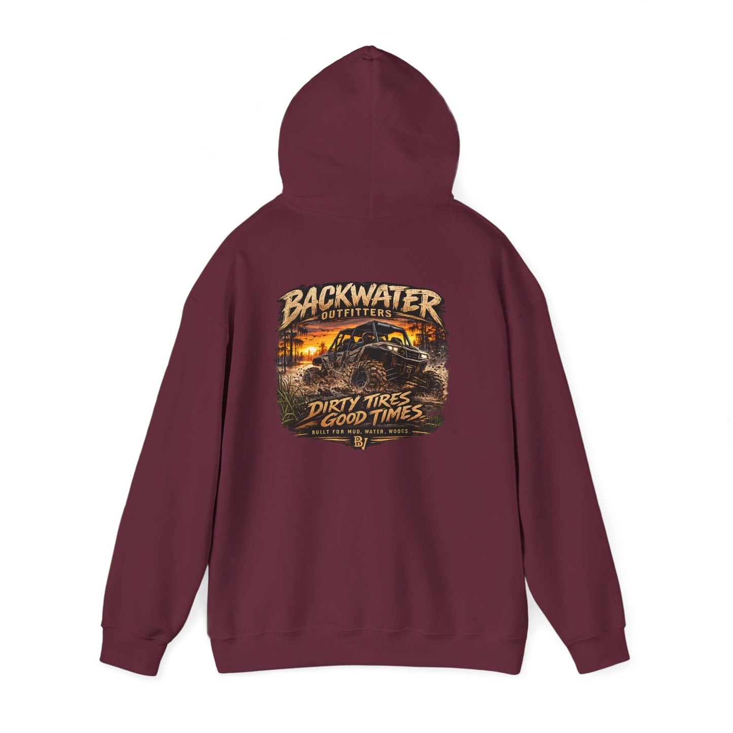 Backwater Outfitters 'Dirty Tires, Good Times' Hoodie