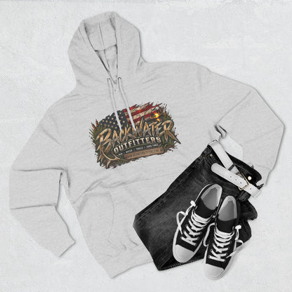 Backwater Outfitters Off-Road Hoodie – American Flag & UTV Graphic Fleece Printify