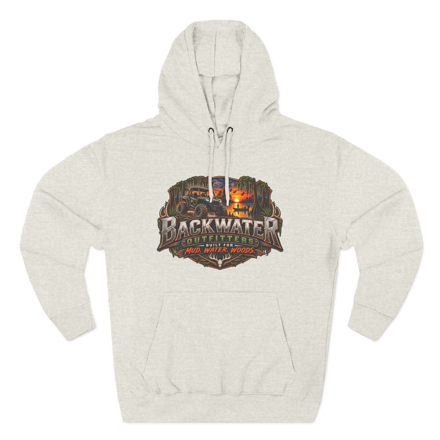 Backwater Outfitters Off-Road Hoodie – "Life's Better in the Backwoods" Graphic