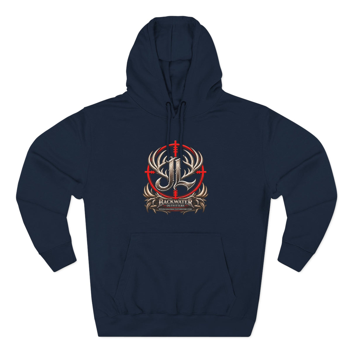 James Luker Indiana Creek Water Backwater Outfitters Hoodie Printify