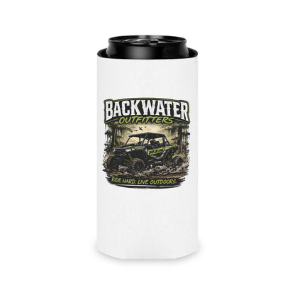 Backwater Outfitters Can Cooler – "Ride Hard, Live Outdoors" UTV Stubby Holder