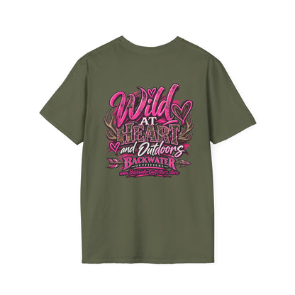 Women Wild at Heart Outdoor Backwater Graphic T-Shirt