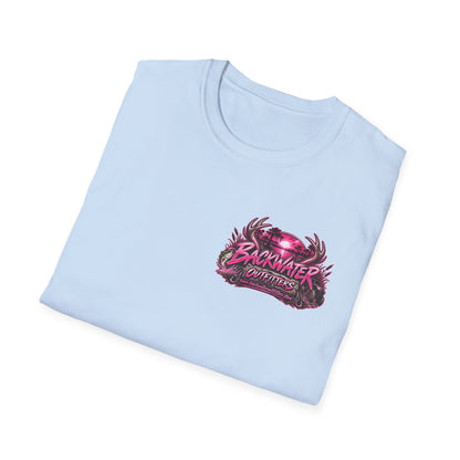 Women Mud Looks Better in Pink T-Shirt — Pink Mud Graphic Tee Printify