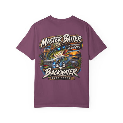 Master Baiter Backwater Outfitters Fishing T-Shirt