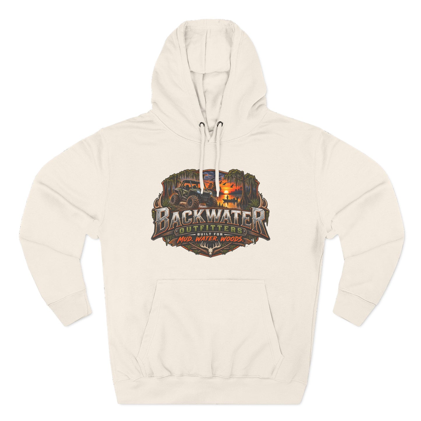 Backwater Outfitters "Weekend Forecast" Off-Road Hoodie — ATV Mud Riding Graphic Hoodie