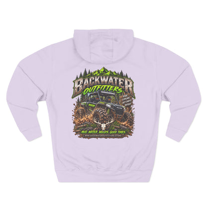 Backwater Outfitters Hoodie — Off‑Road Adventure Fleece Pullover