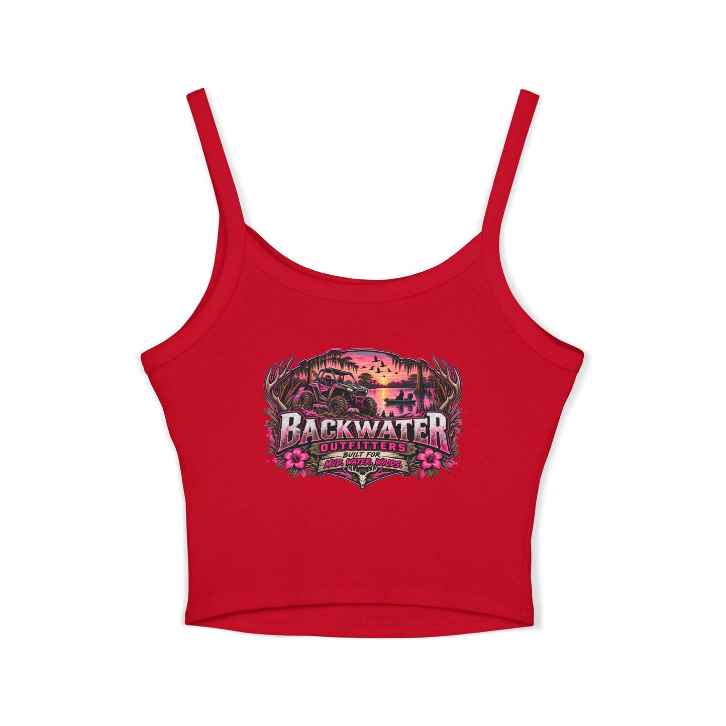 Backwater Outfitters Floral Sunset Tank