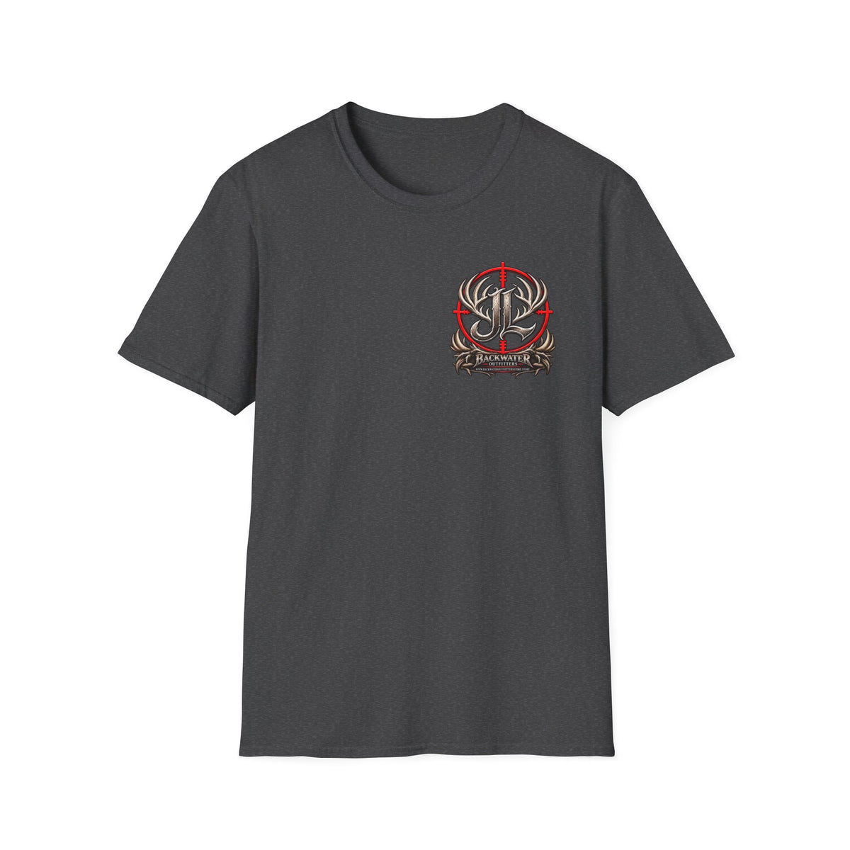 James Luker Indiana Creek Water Graphic T-Shirt — Backwater Outfitters Outdoor Tee Printify