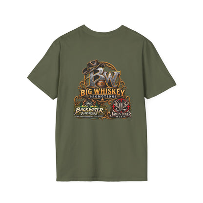 Big Whiskey Promotions T-Shirt — James Luker x Backwater Outfitters