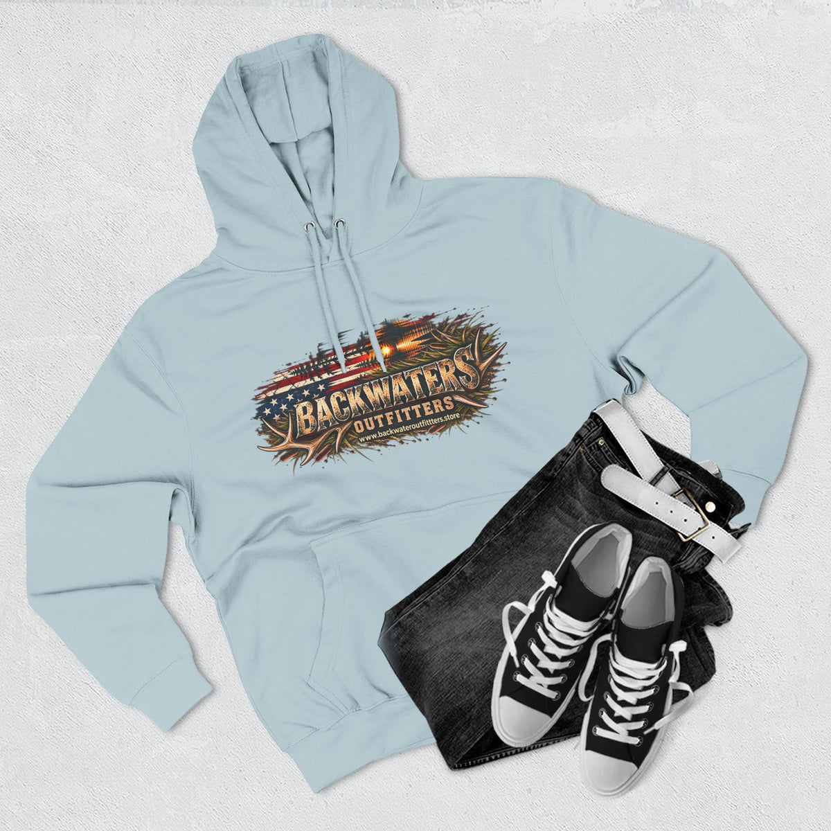 Backwater Outfitters “I Wasn’t Born to Fit In” Outdoor Hoodie