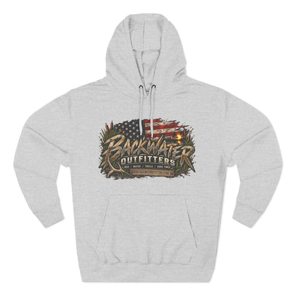 Backwater Outfitters Off-Road Hoodie — American Flag & UTV Graphic Printify